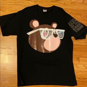 Kanye Yeezy Glow In The Dark Tour Murakami Bear T